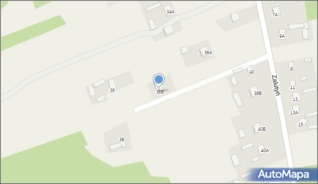 Zalutyń, Zalutyń, 36B, mapa Zalutyń