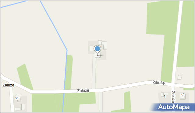 Załuże, Załuże, 2, mapa Załuże