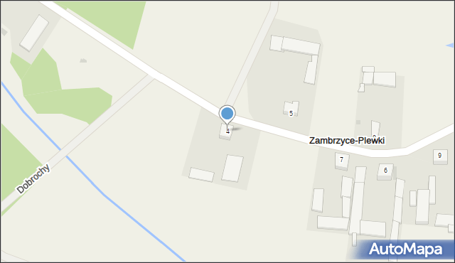 Zambrzyce-Plewki, Zambrzyce-Plewki, 4, mapa Zambrzyce-Plewki