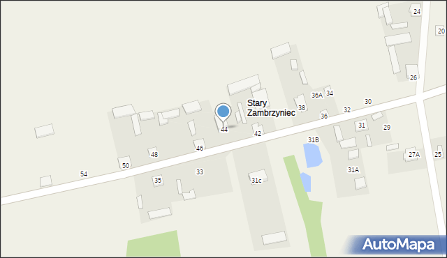 Zambrzyniec, Zambrzyniec, 44, mapa Zambrzyniec