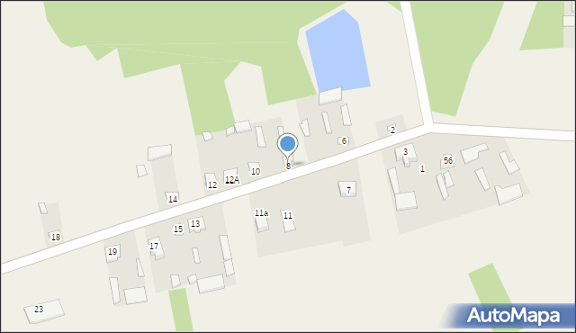 Zambrzyniec, Zambrzyniec, 8, mapa Zambrzyniec