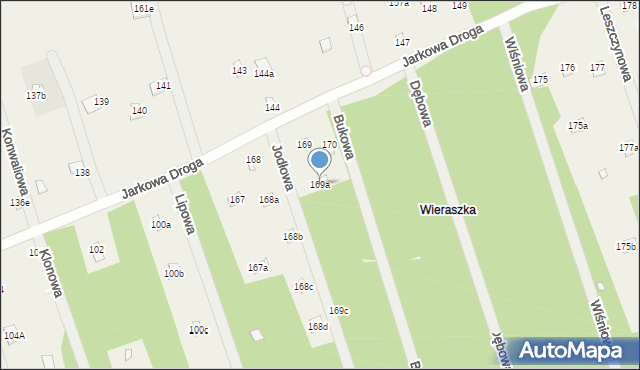 Zambski Kościelne, Zambski Kościelne, 169a, mapa Zambski Kościelne