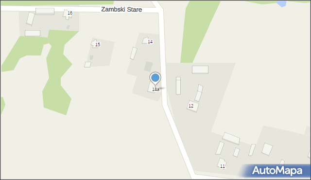 Zambski Stare, Zambski Stare, 14a, mapa Zambski Stare