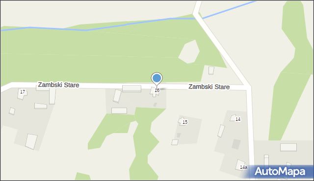 Zambski Stare, Zambski Stare, 16, mapa Zambski Stare