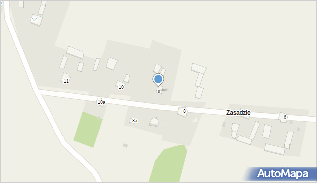 Zambski Stare, Zambski Stare, 9, mapa Zambski Stare