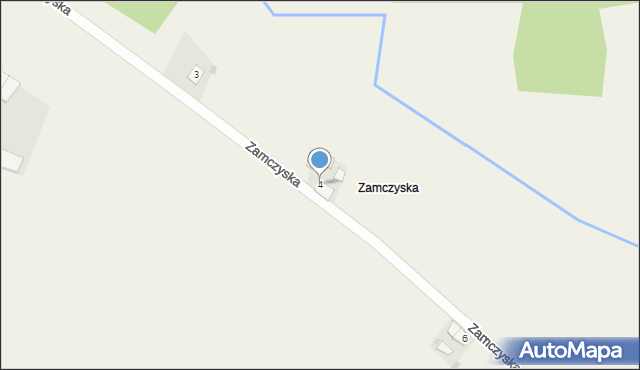 Zamczyska, Zamczyska, 4, mapa Zamczyska