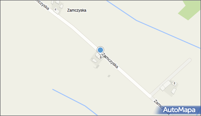 Zamczyska, Zamczyska, 6, mapa Zamczyska