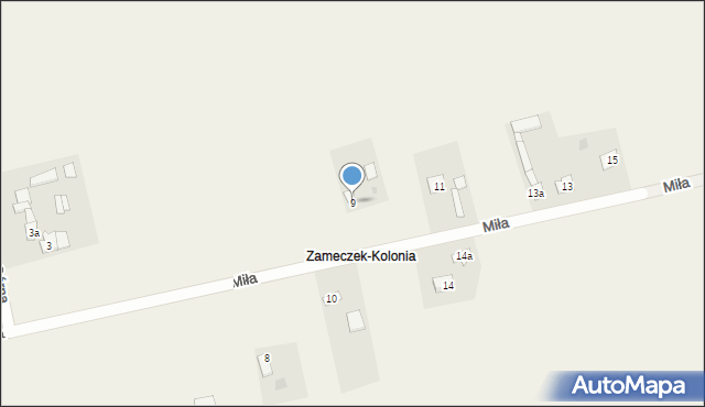 Zameczek-Kolonia, Zameczek-Kolonia, 6, mapa Zameczek-Kolonia