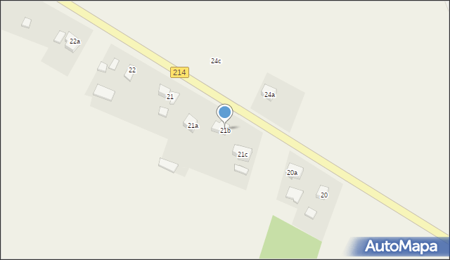 Zamek Kiszewski, Zamek Kiszewski, 21b, mapa Zamek Kiszewski