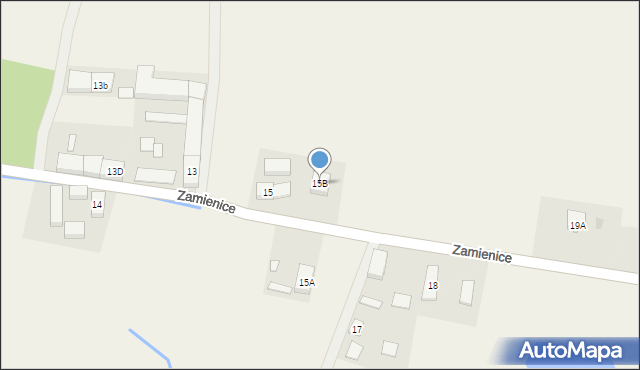 Zamienice, Zamienice, 15B, mapa Zamienice