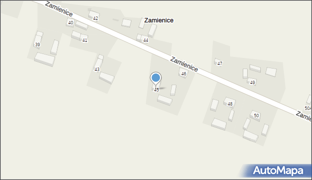 Zamienice, Zamienice, 45, mapa Zamienice