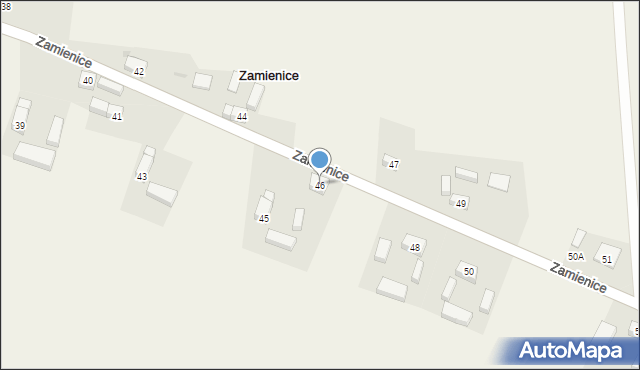 Zamienice, Zamienice, 46, mapa Zamienice