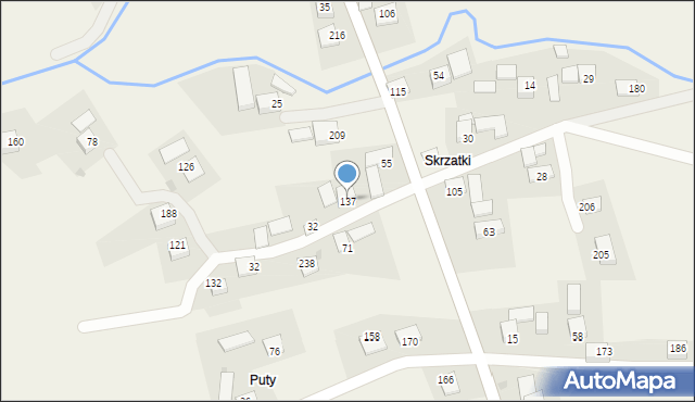 Zamieście, Zamieście, 137, mapa Zamieście