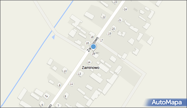 Zaminowo, Zaminowo, 15, mapa Zaminowo