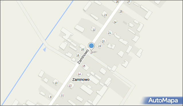 Zaminowo, Zaminowo, 17, mapa Zaminowo