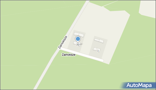 Zamoksze, Zamoksze, 3/2, mapa Zamoksze