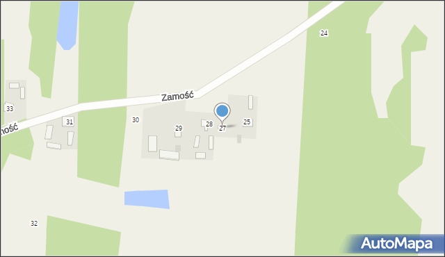 Zamość, Zamość, 27, mapa Zamościa