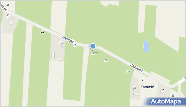 Zamość, Zamość, 41, mapa Zamościa