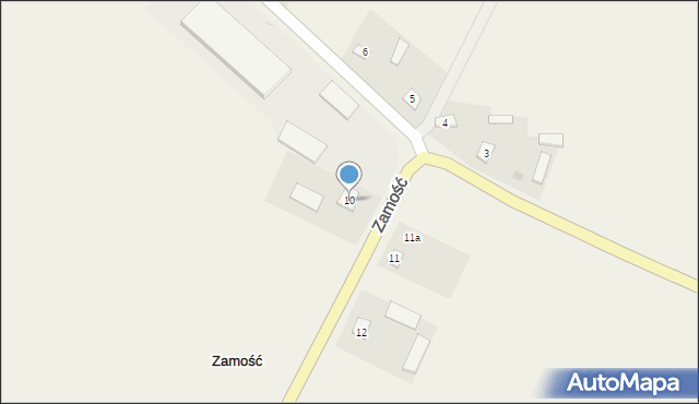 Zamość, Zamość, 10, mapa Zamościa