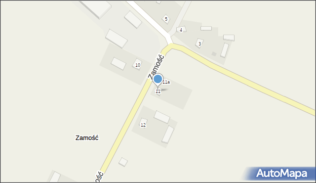 Zamość, Zamość, 11, mapa Zamościa