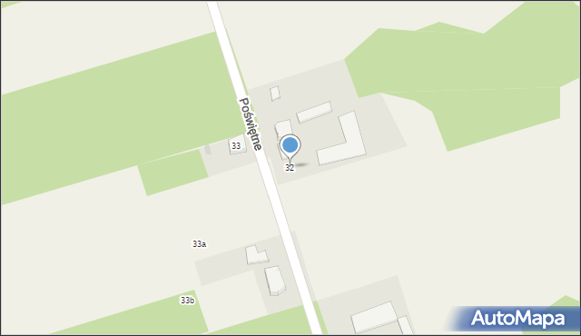 Zamość, Zamość, 32, mapa Zamościa