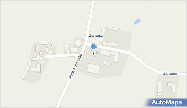 Zamość, Zamość, 6, mapa Zamościa