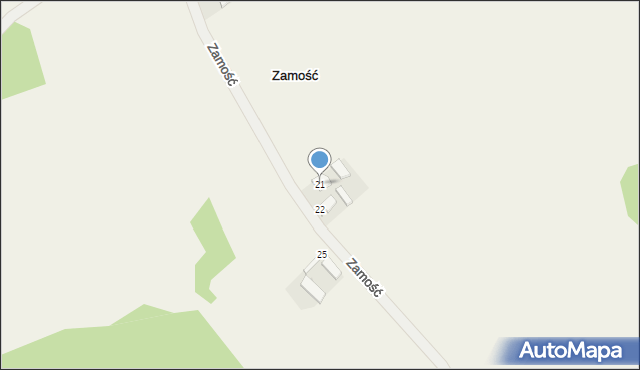 Zamość, Zamość, 21, mapa Zamościa