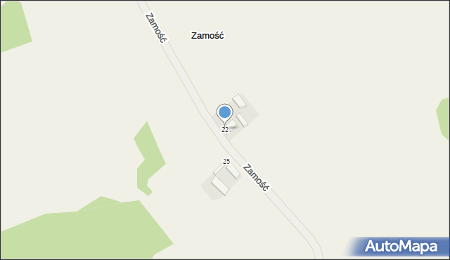 Zamość, Zamość, 22, mapa Zamościa