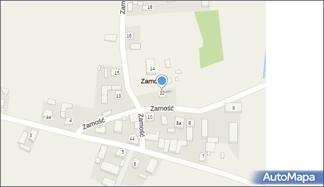 Zamość, Zamość, 12, mapa Zamościa