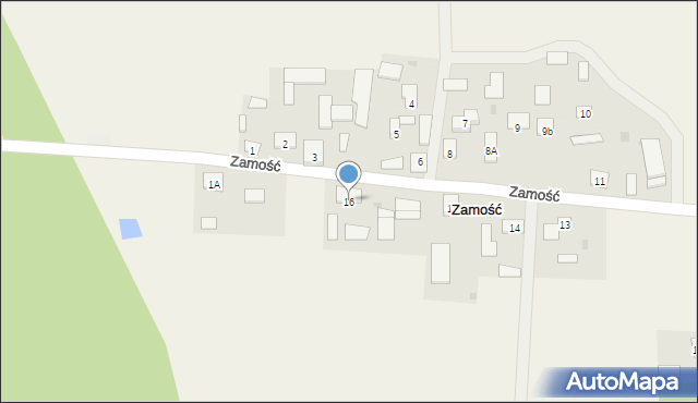 Zamość, Zamość, 16, mapa Zamościa