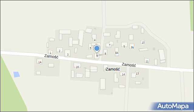 Zamość, Zamość, 6, mapa Zamościa