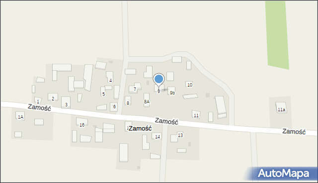 Zamość, Zamość, 9, mapa Zamościa