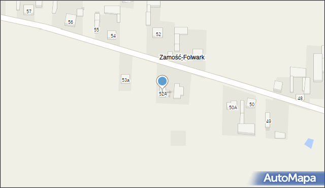 Zamość, Zamość, 52A, mapa Zamościa