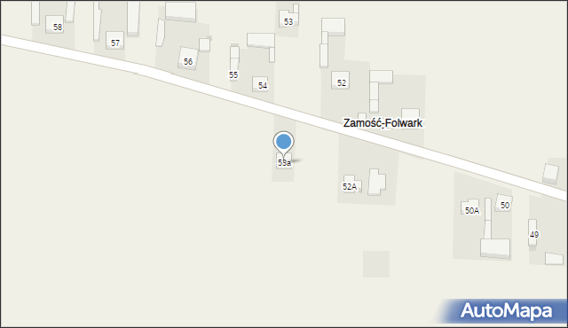 Zamość, Zamość, 53a, mapa Zamościa