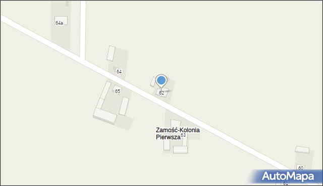 Zamość, Zamość, 62, mapa Zamościa