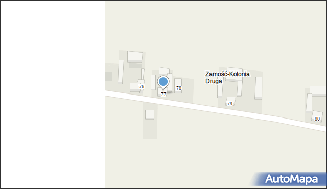 Zamość, Zamość, 77, mapa Zamościa