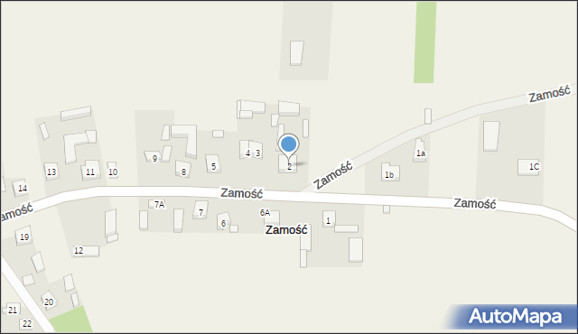 Zamość, Zamość, 2, mapa Zamościa