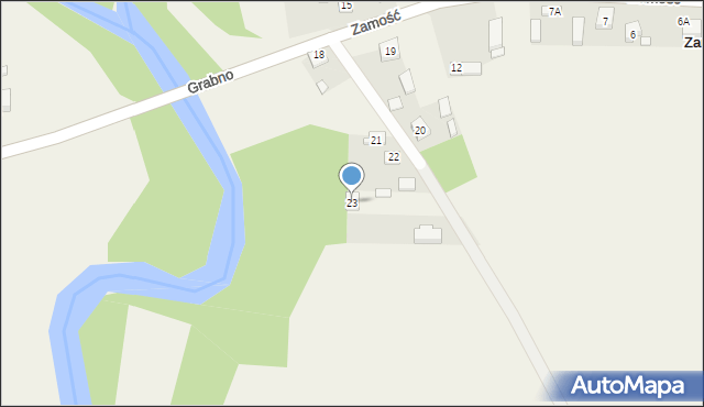 Zamość, Zamość, 23, mapa Zamościa