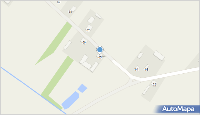 Zaniówka, Zaniówka, 65, mapa Zaniówka