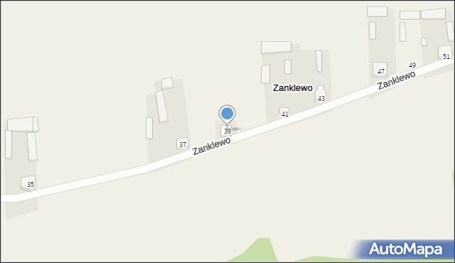 Zanklewo, Zanklewo, 39, mapa Zanklewo