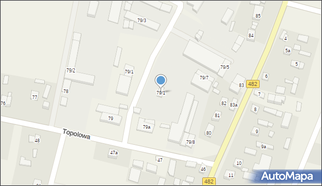 Zapole, Zapole, 79/1, mapa Zapole