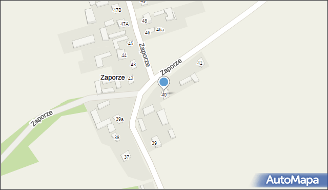 Zaporze, Zaporze, 40, mapa Zaporze