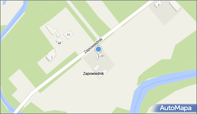 Zapowiednik, Zapowiednik, 2, mapa Zapowiednik