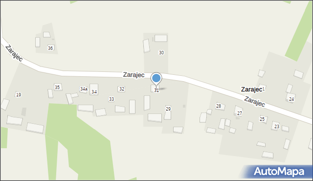 Zarajec, Zarajec, 31, mapa Zarajec