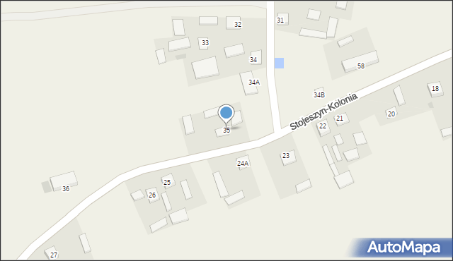 Zarajec Potocki, Zarajec Potocki, 35, mapa Zarajec Potocki