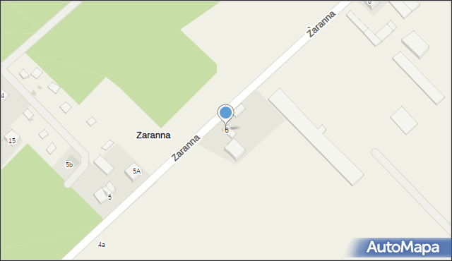 Zaranna, Zaranna, 6, mapa Zaranna