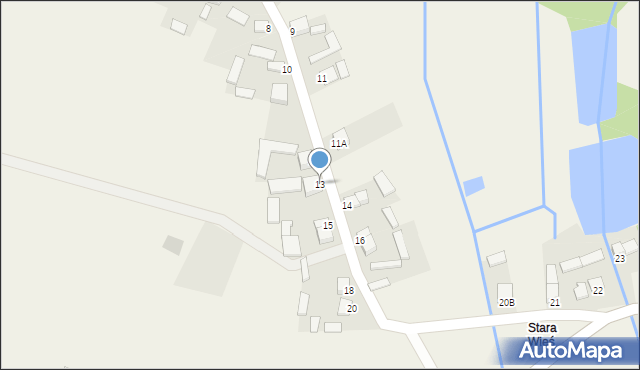 Żarczyce Duże, Żarczyce Duże, 13, mapa Żarczyce Duże