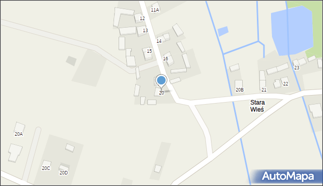 Żarczyce Duże, Żarczyce Duże, 20, mapa Żarczyce Duże