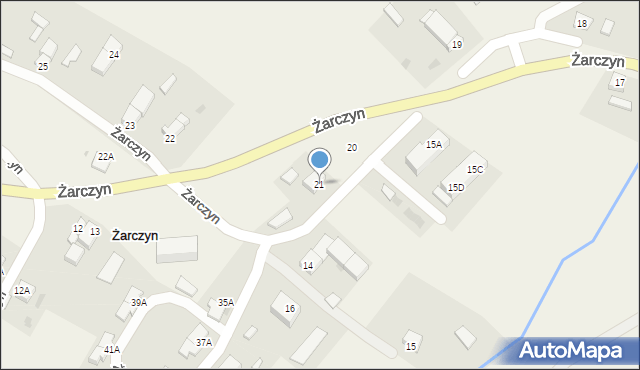 Żarczyn, Żarczyn, 21, mapa Żarczyn