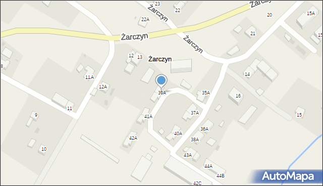 Żarczyn, Żarczyn, 39A, mapa Żarczyn